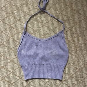 La Hearts Light Purple Knit Top